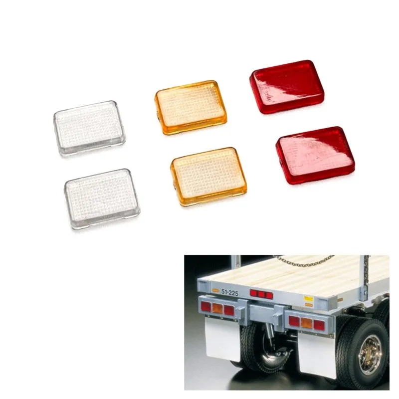 14*10*2.3mm Plastic Tail LED Shell for DIY TAMIYA 1/14 RC Tractor Truck FH16 Vehicle Model King Hauler Trailer Dumper Upgrade
14*10*2.3mm Plastic Tail LED Shell for DIY TAMIYA 1/14 RC Tractor Truck FH16 Vehicle Model King Hauler Trailer Dumper Upgrade