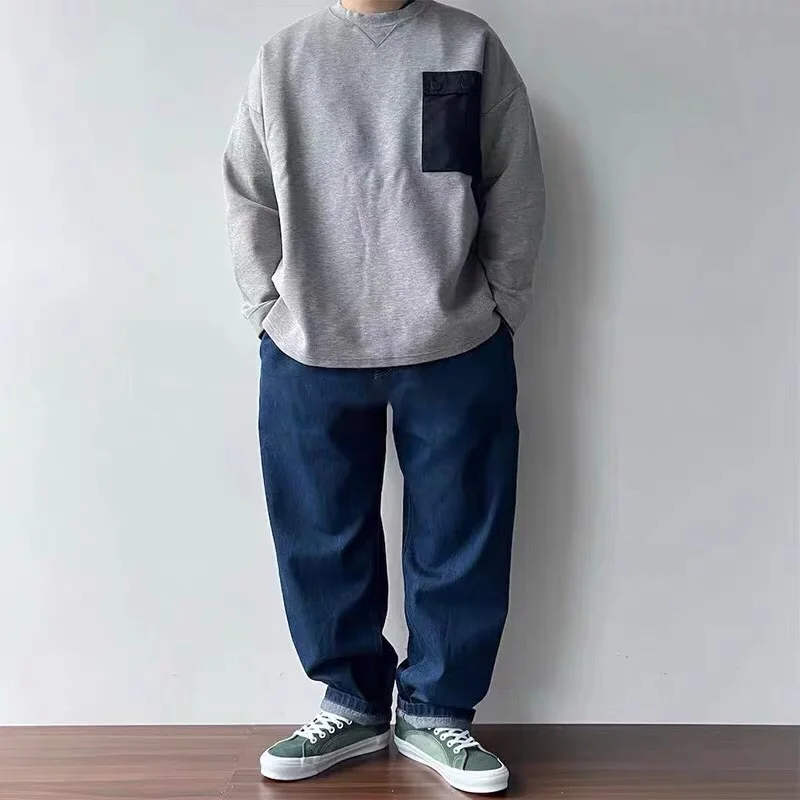 Waed Denim Loose Fit Dstring Tapered Jeans Ci Boy Sle Casual Loose Leggings Cotton Straight Leg Trousers
Waed Denim Loose Fit Dstring Tapered Jeans Ci Boy Sle Casual Loose Leggings Cotton Straight Leg Trousers