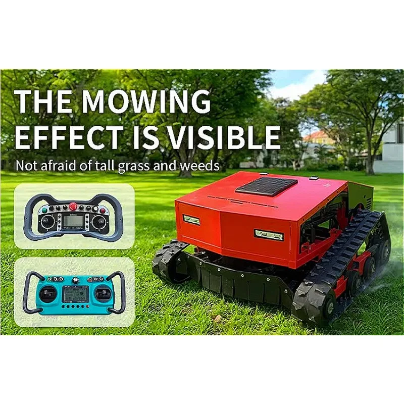 Tracked Remote Grass Cutting Machine Crawler Lawn Robot with Mulching Function Customized for Municipal Slope Maintenance
Tracked Remote Grass Cutting Machine Crawler Lawn Robot with Mulching Function Customized for Municipal Slope Maintenance