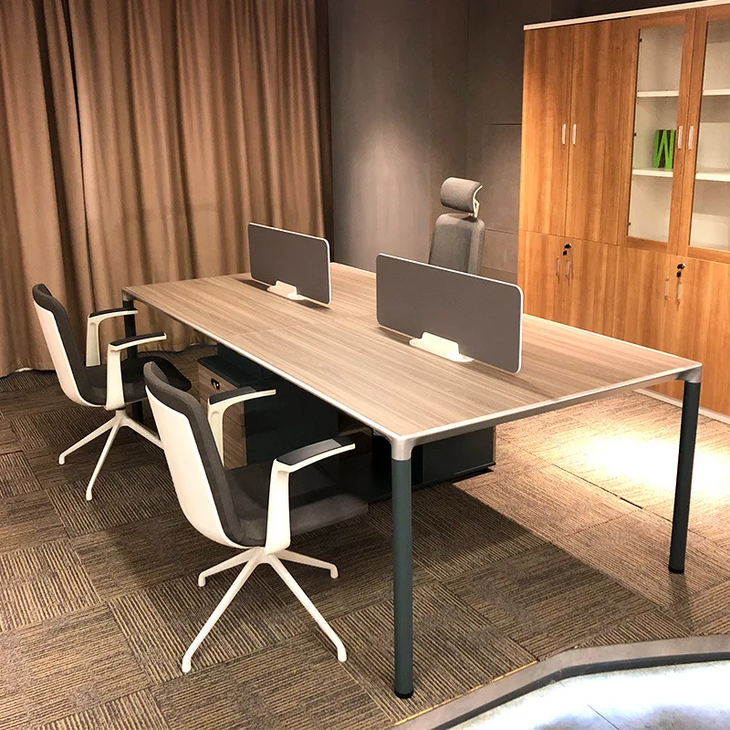 Modern simple four-person workstation desk staff table staff table
Modern simple four-person workstation desk staff table staff table