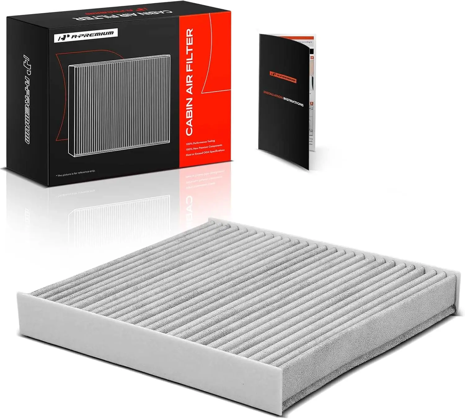 Cabin Air Filter with Activated Carbon Compatible with Infiniti Nissan Mitsubishi Altima Maxima Murano Sentra FX35 G35 Lancer
Cabin Air Filter with Activated Carbon Compatible with Infiniti Nissan Mitsubishi Altima Maxima Murano Sentra FX35 G35 Lancer