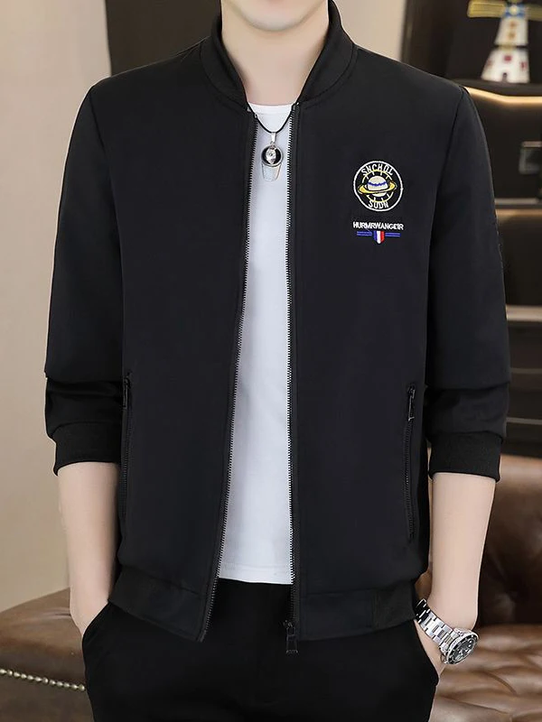 High-End Men's Baseball Jaet Spring Autumn New Korean Sle Slim Fit Faionable Embroidery Jaet Haome Men's Clothing
High-End Men's Baseball Jaet Spring Autumn New Korean Sle Slim Fit Faionable Embroidery Jaet Haome Men's Clothing