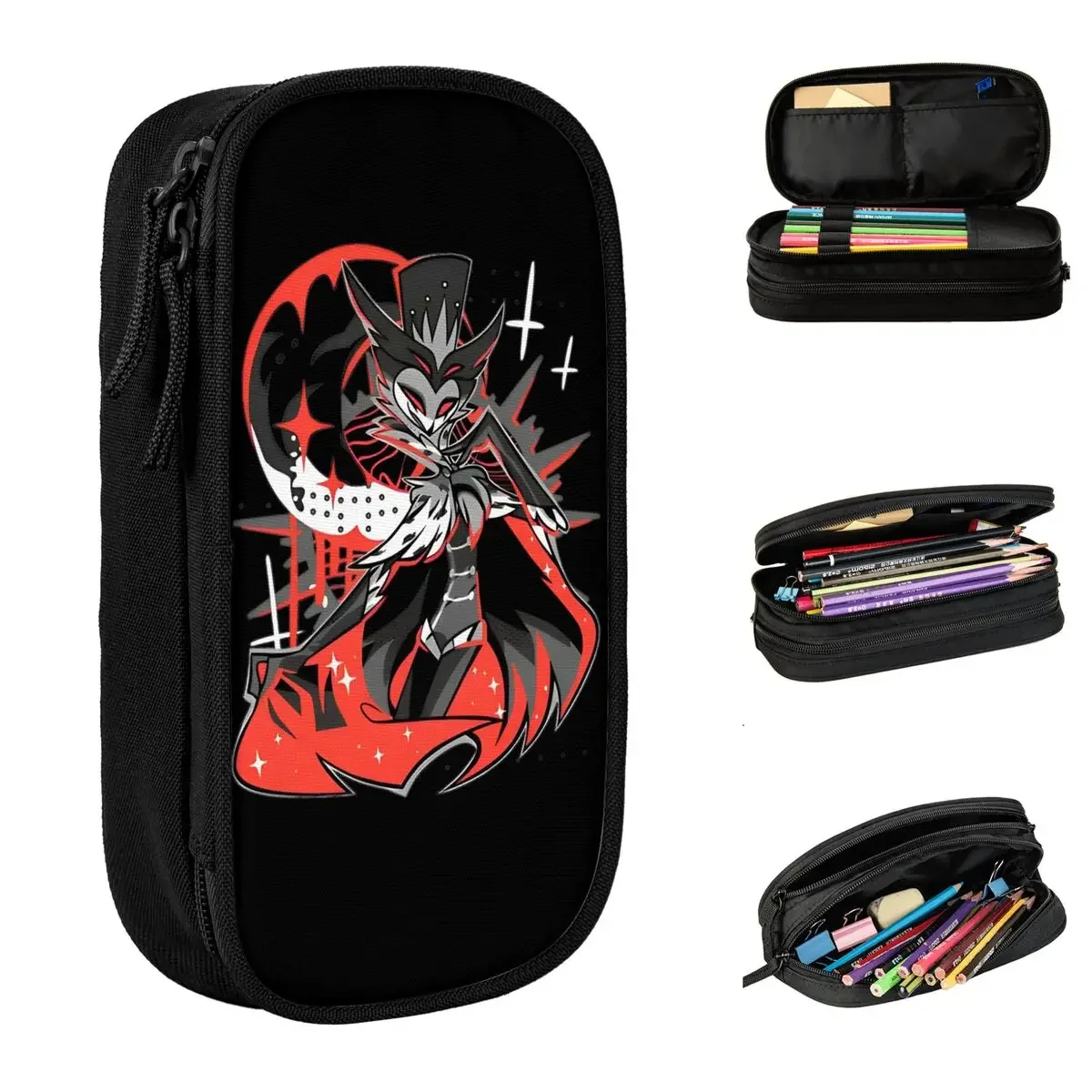 Anime Helluva Boss Pencil Cases Black Comedy Pencilcases Pen for Student Big Capacity Bags School Supplies Zipper Stationery
Anime Helluva Boss Pencil Cases Black Comedy Pencilcases Pen for Student Big Capacity Bags School Supplies Zipper Stationery