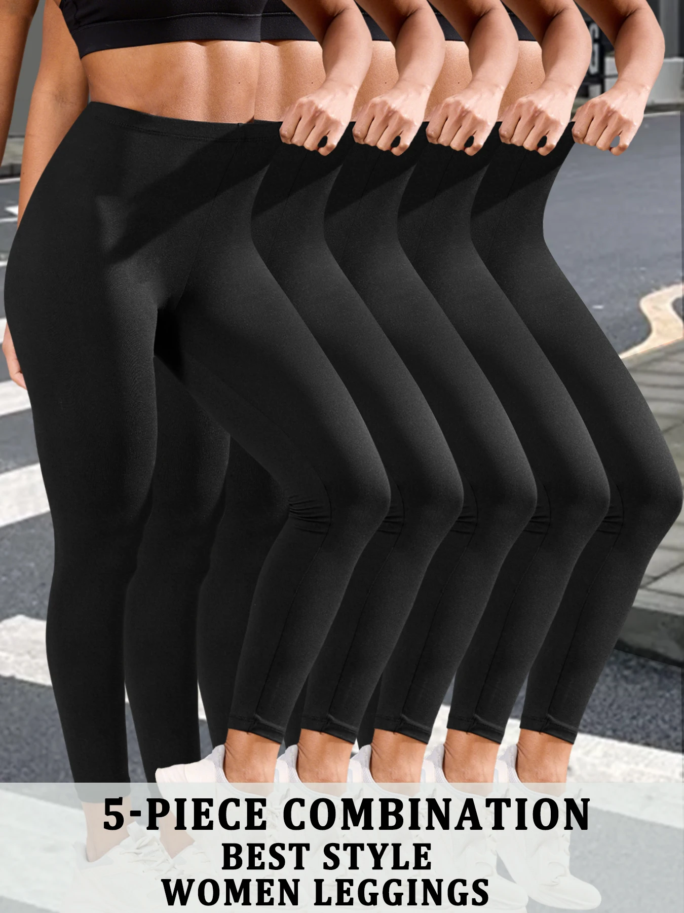 5 pack Women'S Super Soft Leggings,High Stretchy No See Through Pants,for Casual Attire, All-Season
5 pack Women'S Super Soft Leggings,High Stretchy No See Through Pants,for Casual Attire, All-Season
