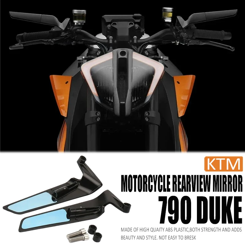 New Motorcycle Accessories Adjustable Fixed Wing Rearview Mirror Kit For Ktm 790 Duke 2018-2020 2019 1290 Super Duke R 2022-2023
New Motorcycle Accessories Adjustable Fixed Wing Rearview Mirror Kit For Ktm 790 Duke 2018-2020 2019 1290 Super Duke R 2022-2023