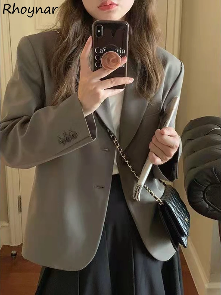 Blazers Women Solid 4 Colors All-match Creativity Korean Style Office Lady Simple Attractive Classic Delicate Vintage Elegant
Blazers Women Solid 4 Colors All-match Creativity Korean Style Office Lady Simple Attractive Classic Delicate Vintage Elegant