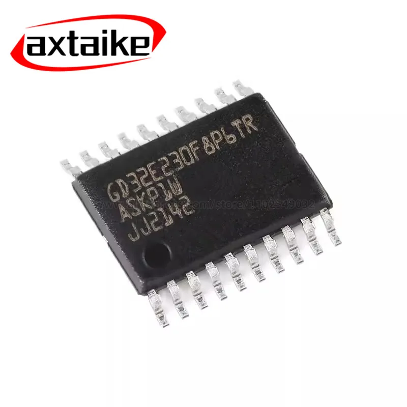 2PCS GD32E230F8P6TR GD32E230F8 TSSOP-20 32 Bit Microcontroller Chip MCU IC Controller Brand New Authentic
2PCS GD32E230F8P6TR GD32E230F8 TSSOP-20 32 Bit Microcontroller Chip MCU IC Controller Brand New Authentic