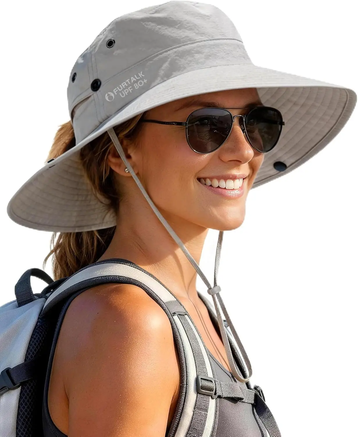 Wide Brim Sun Hat with Ponytail Hole UPF 50+ for Women Beach Bucket Hat Fishing Hiking Outdoor
Wide Brim Sun Hat with Ponytail Hole UPF 50+ for Women Beach Bucket Hat Fishing Hiking Outdoor