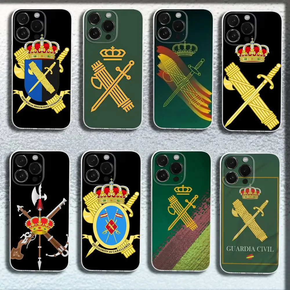 S-Spanish Guard Civil E-Emblem Phone Case For iPhone 17,16,15,14,13,12,11,Pro,Max,Plus,E,SE4,Air,Mini Transparent Cover
S-Spanish Guard Civil E-Emblem Phone Case For iPhone 17,16,15,14,13,12,11,Pro,Max,Plus,E,SE4,Air,Mini Transparent Cover