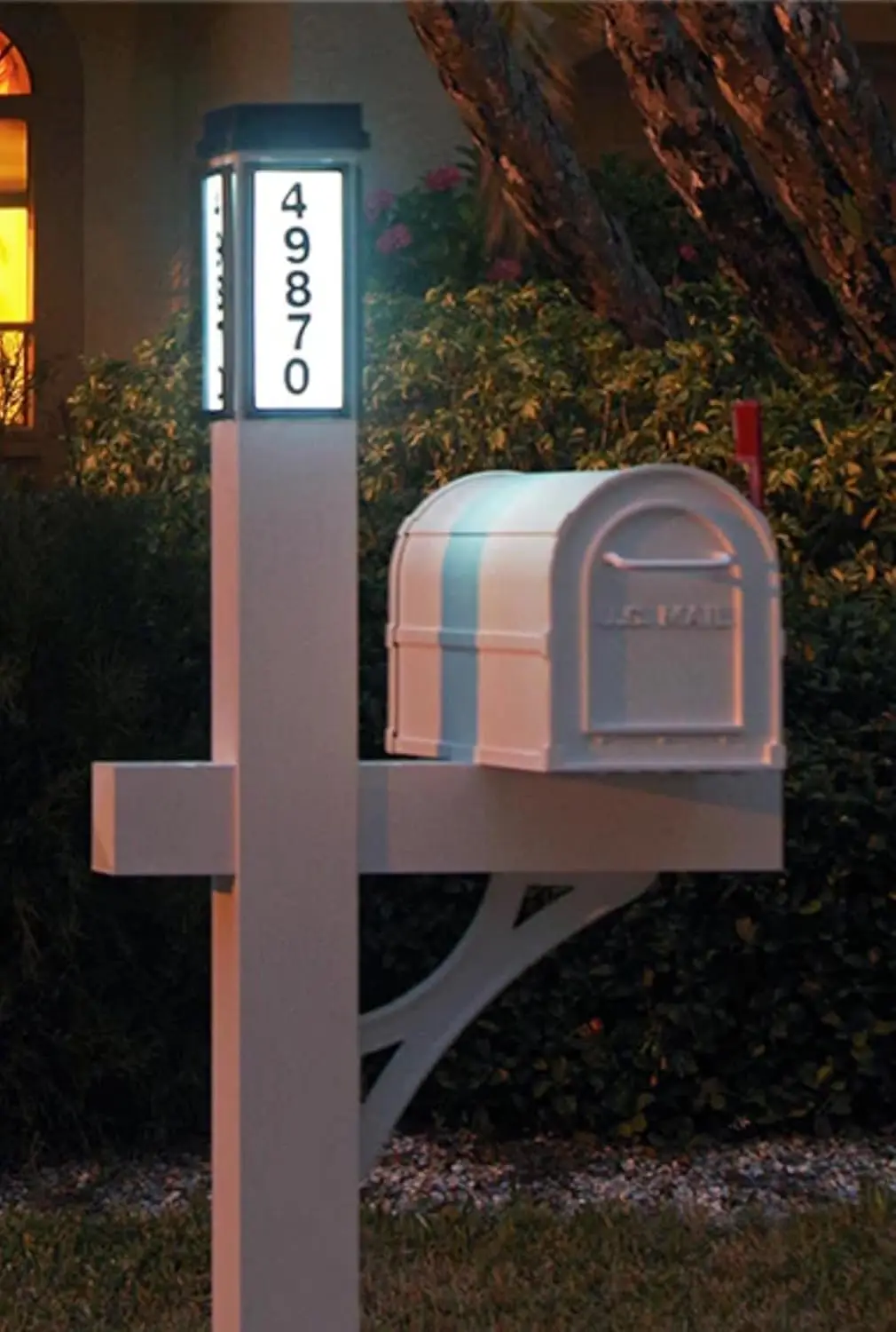 Brightlight Mailbox Two Door Premium Aluminum Mailbox and Post with Solar Address Light Illuminated House Numbers for Easy
Brightlight Mailbox Two Door Premium Aluminum Mailbox and Post with Solar Address Light Illuminated House Numbers for Easy