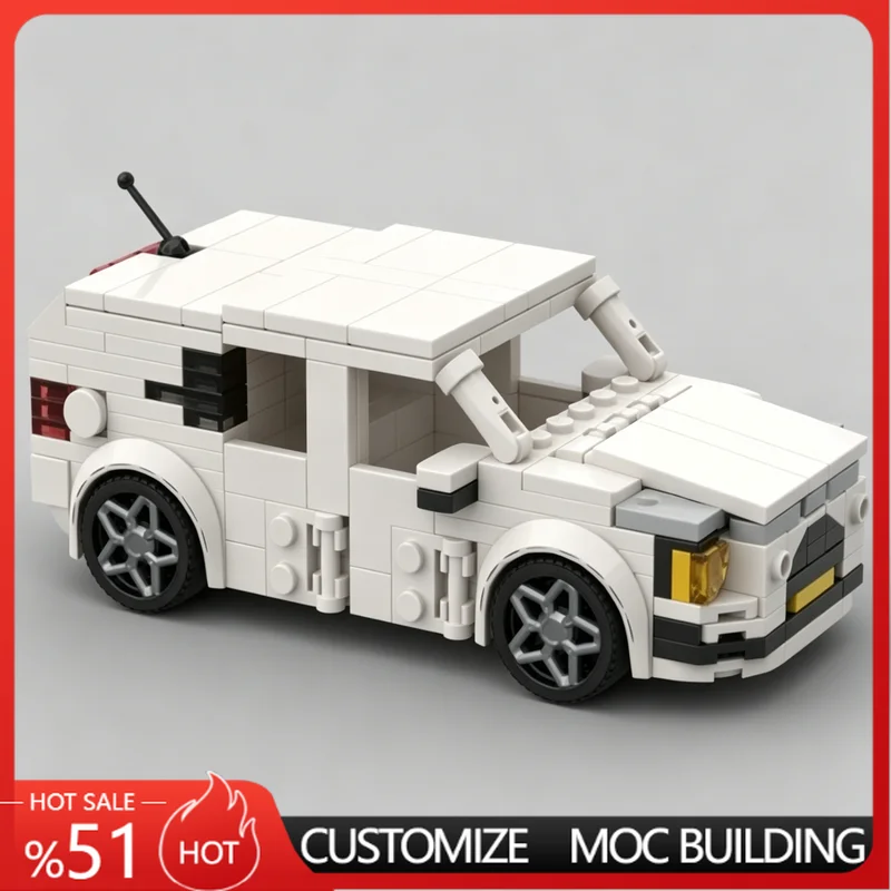 336 PCS White Compact City Hatchback Car Model Creative MOC Urban Vehicle Building Blocks DIY Assembly Educational Toy For Gift
336 PCS White Compact City Hatchback Car Model Creative MOC Urban Vehicle Building Blocks DIY Assembly Educational Toy For Gift