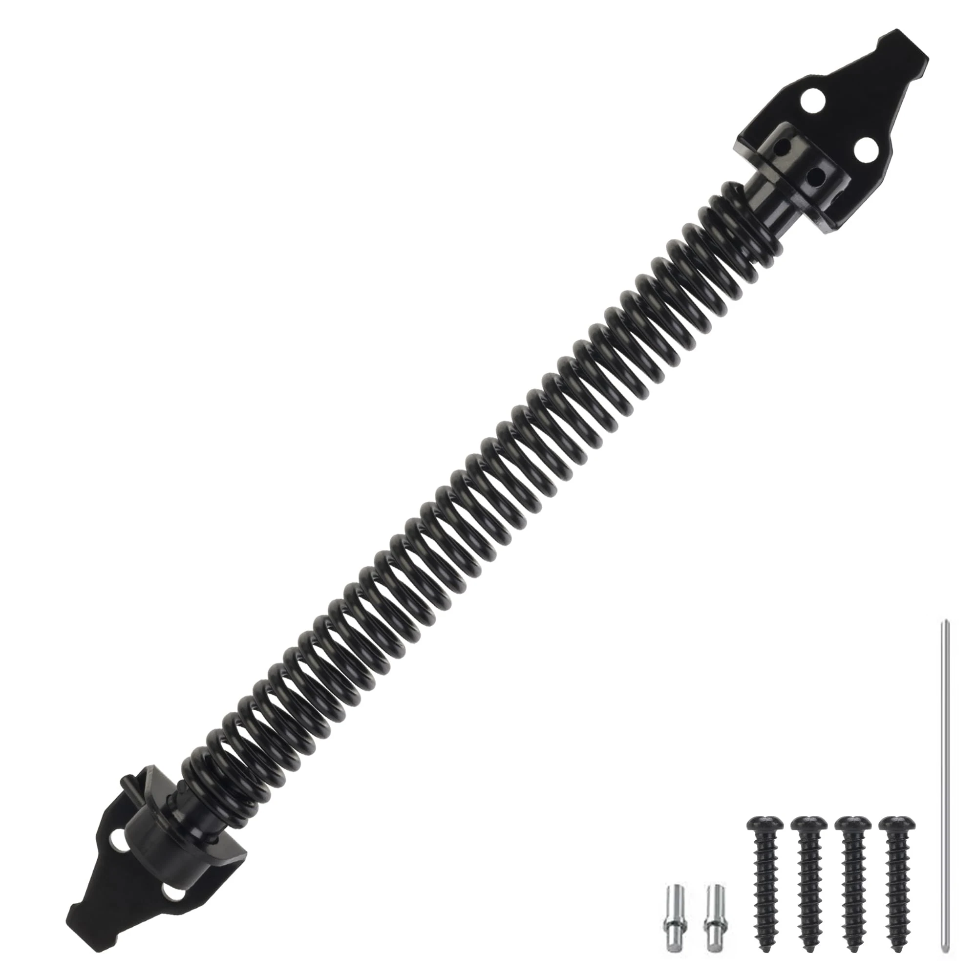 14" Gate Spring Self Closing Outdoor Door Spring Automatic Gate Closure Hardware with Adjustable Tool for Wooden Vinyl Fence
14" Gate Spring Self Closing Outdoor Door Spring Automatic Gate Closure Hardware with Adjustable Tool for Wooden Vinyl Fence