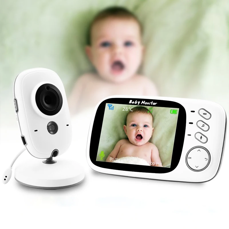 3.2 inch Wireless Video Color Baby Monitor High Resolution Newborn Nanny Security Camera Night Vision Temperature Monitoring
3.2 inch Wireless Video Color Baby Monitor High Resolution Newborn Nanny Security Camera Night Vision Temperature Monitoring