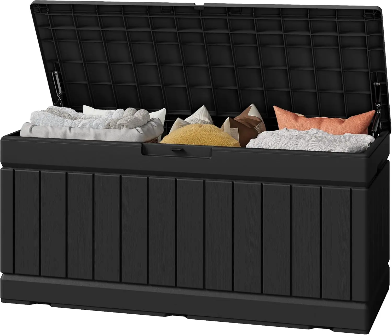 82 Gallon Outdoor Storage Box with Lockable Lid, Waterproof UV Resistant for Patio Furniture & Garden Tools
82 Gallon Outdoor Storage Box with Lockable Lid, Waterproof UV Resistant for Patio Furniture & Garden Tools