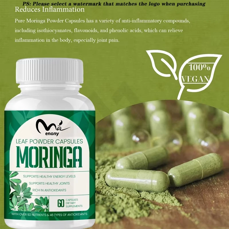 Органические капсулы Moringa порошка 800 мг, используемые для поддержки иммунитета, здоровья кишечника, витамина, натуральных зеленых антиоксидантов
Органические капсулы Moringa порошка 800 мг, используемые для поддержки иммунитета, здоровья кишечника, витамина, натуральных зеленых антиоксидантов
