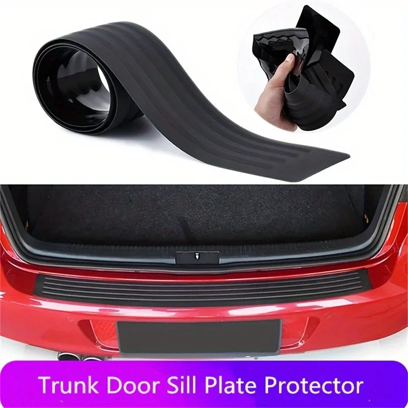 Universal 104*9cm Car Trunk Door Sill Plate Protector Rear Bumper Guard Rubber Mouldings Anti-collision Scratch Rubber Strip
Universal 104*9cm Car Trunk Door Sill Plate Protector Rear Bumper Guard Rubber Mouldings Anti-collision Scratch Rubber Strip