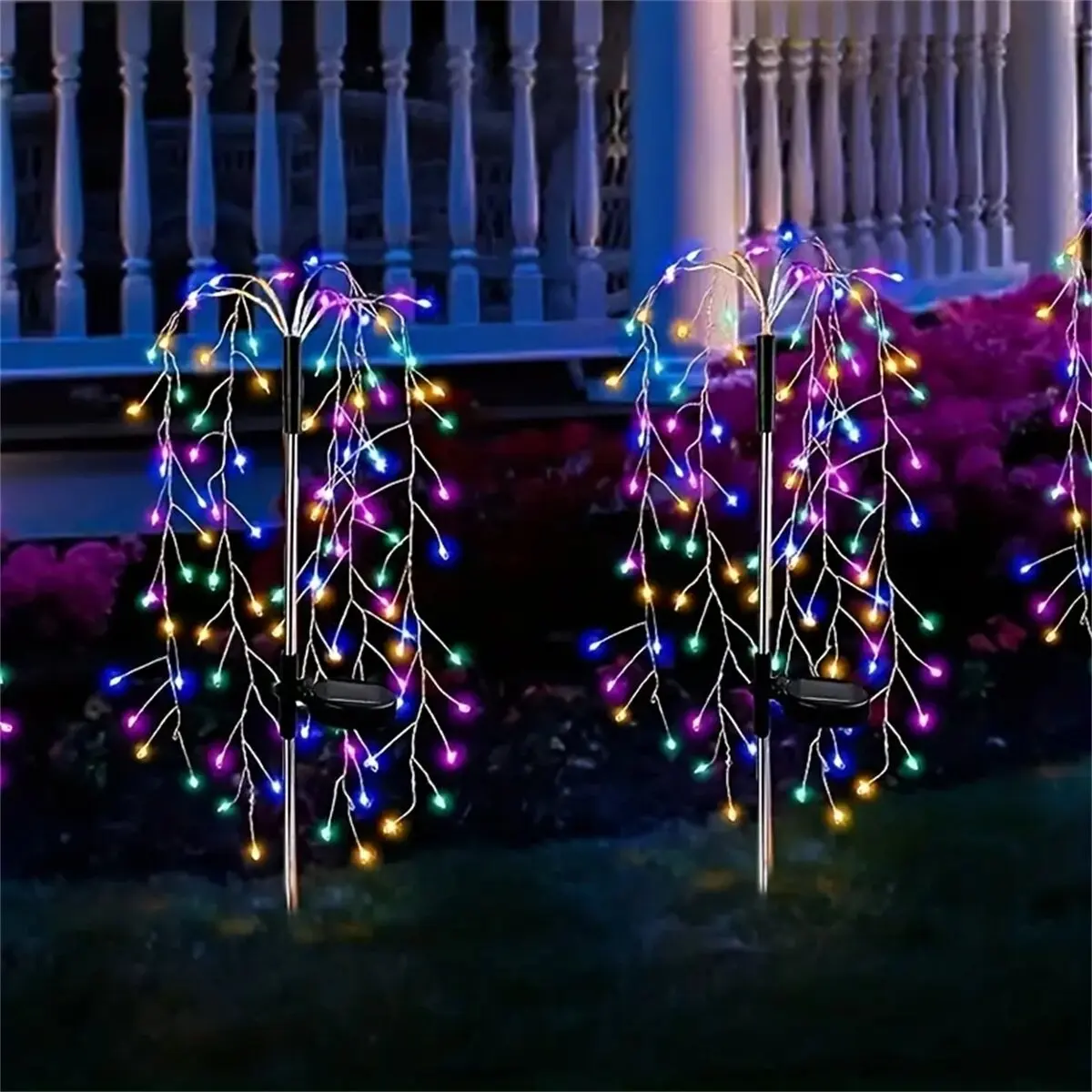 Solar Bamboo Crackers Firework Lights, IP65 Waterproof LED Ground Plug Solar Landscape Lamp 8 Modes Auto On Off for Garden Lawn
Solar Bamboo Crackers Firework Lights, IP65 Waterproof LED Ground Plug Solar Landscape Lamp 8 Modes Auto On Off for Garden Lawn
