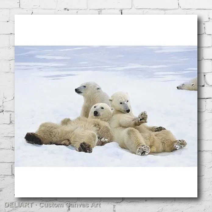 POLAR BEAR PLAYTIME Canvas Poster - SHRINK WRAPPED NATURE MOM BABY CUTE Custom Size Available Room Decor Home Wall Art
POLAR BEAR PLAYTIME Canvas Poster - SHRINK WRAPPED NATURE MOM BABY CUTE Custom Size Available Room Decor Home Wall Art