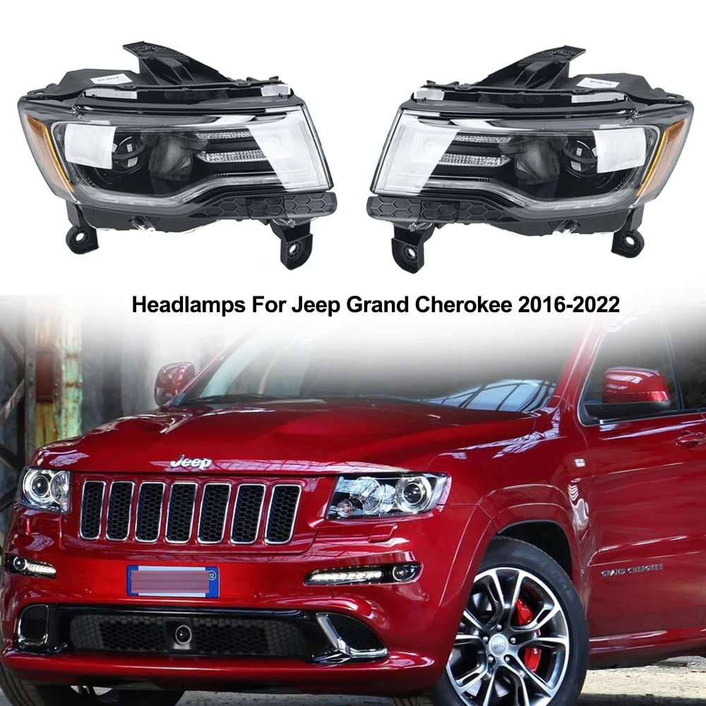 For Jeep Grand Cherokee 2016-2022 LED Headlight Grand Cherokee Dynamic Turn Signal Head Lamp Drl Bi-xenon Hid Halogen Headlamps
For Jeep Grand Cherokee 2016-2022 LED Headlight Grand Cherokee Dynamic Turn Signal Head Lamp Drl Bi-xenon Hid Halogen Headlamps