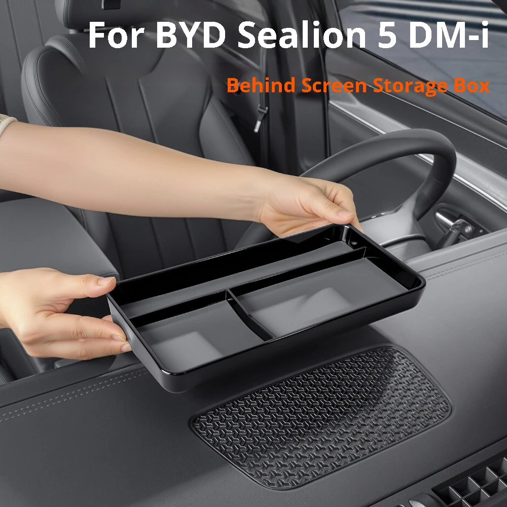 For BYD Sealion 5 Song Pro DM-i 2026 Behind Screen Storage Box Dashboard Organizer Tray Interior Modified Accessories
For BYD Sealion 5 Song Pro DM-i 2026 Behind Screen Storage Box Dashboard Organizer Tray Interior Modified Accessories