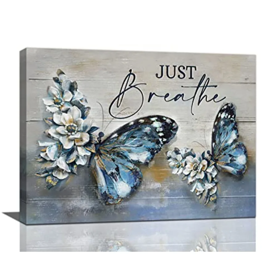Farmhouse Flower Decor Wall Art Vintage Rustic Country Just Breathe Pictures Wall Decor Canvas Painting Prints Artwork Home Dec
Farmhouse Flower Decor Wall Art Vintage Rustic Country Just Breathe Pictures Wall Decor Canvas Painting Prints Artwork Home Dec