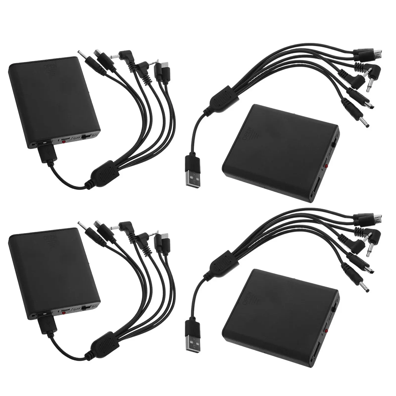 4Pcs Emergency Charger Safe Box External Power Backup Multi-Port Battery Pack Long-Lasting Portable Power Supply for Electronic
4Pcs Emergency Charger Safe Box External Power Backup Multi-Port Battery Pack Long-Lasting Portable Power Supply for Electronic