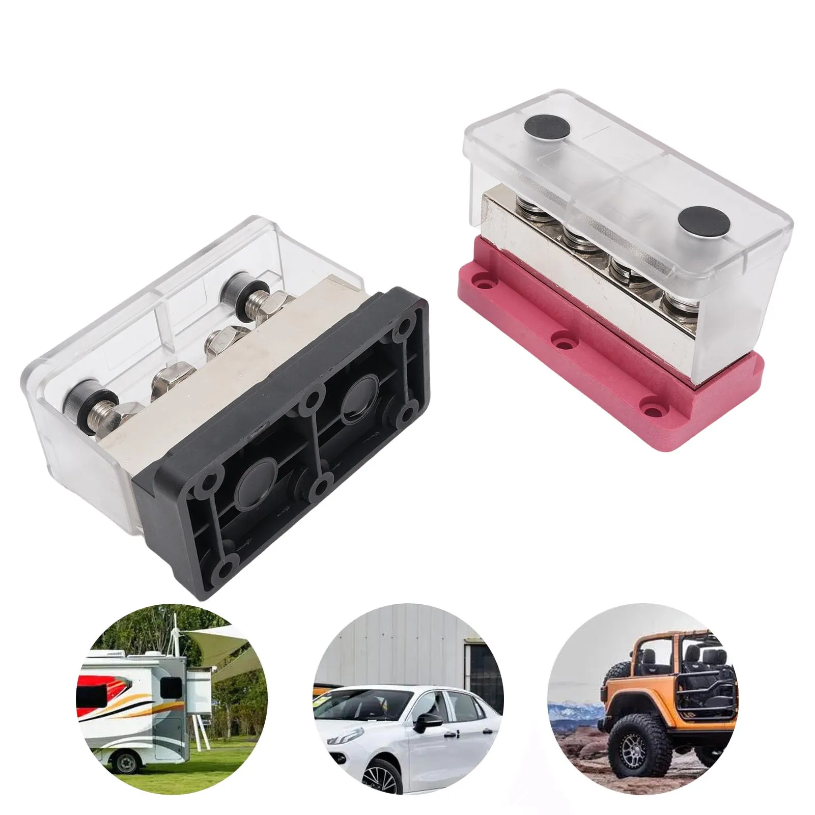M10 4 Way Power Distribution Block 600A Electric Busbar for Automobiles Vehicles RVs Marine Vessels 4 Way Busbar Electric Busbar
M10 4 Way Power Distribution Block 600A Electric Busbar for Automobiles Vehicles RVs Marine Vessels 4 Way Busbar Electric Busbar