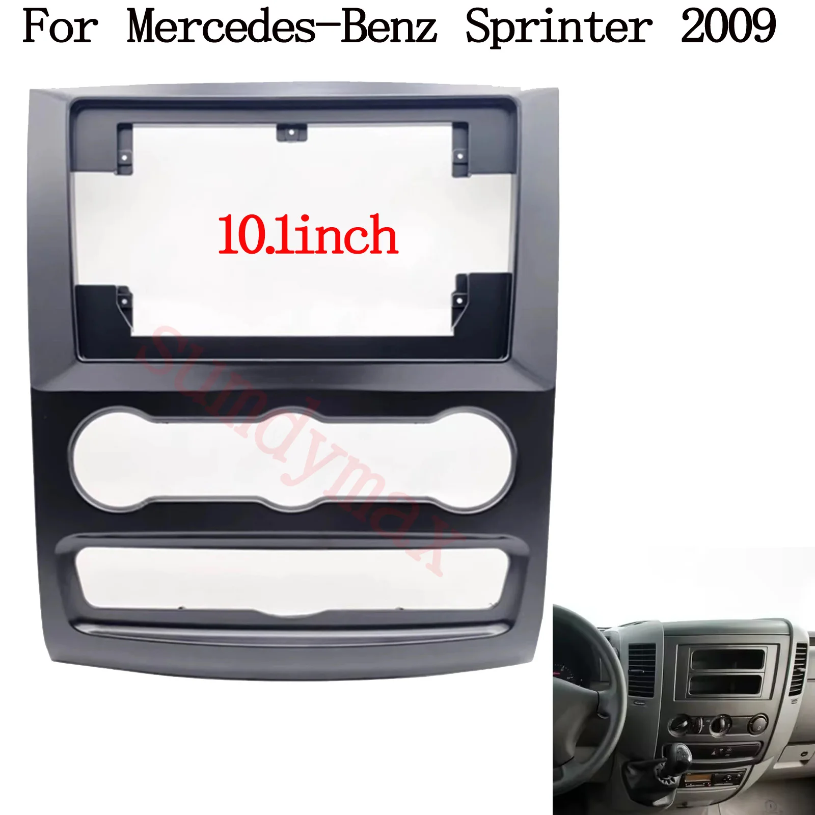 10,1-дюймовый автомобильный радиоприемник для Mercedes-Benz Sprinter 2009, стереорамная пластина, адаптер, монтажная панель, комплект отделки рамки
10,1-дюймовый автомобильный радиоприемник для Mercedes-Benz Sprinter 2009, стереорамная пластина, адаптер, монтажная панель, комплект отделки рамки