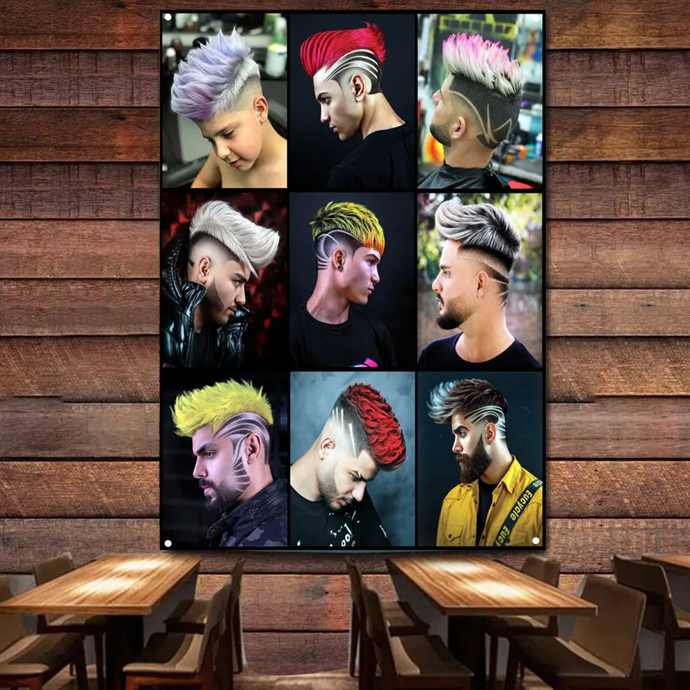 Classic Men's Hairstyle Design Poster Wall Art Tapestry - Haircut & Shave Service Banner & Flag Barber Shop Decor Signboard 0
Classic Men's Hairstyle Design Poster Wall Art Tapestry - Haircut & Shave Service Banner & Flag Barber Shop Decor Signboard 0