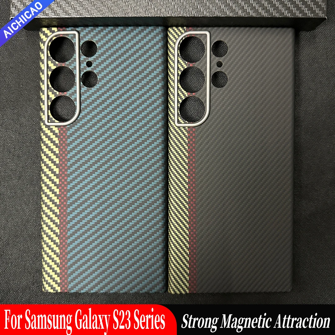 Чехлы из углеродного волокна ACC для Galaxy S23U, чехол из арамидного волокна с магнитной функцией S23 S23 Plus
Чехлы из углеродного волокна ACC для Galaxy S23U, чехол из арамидного волокна с магнитной функцией S23 S23 Plus