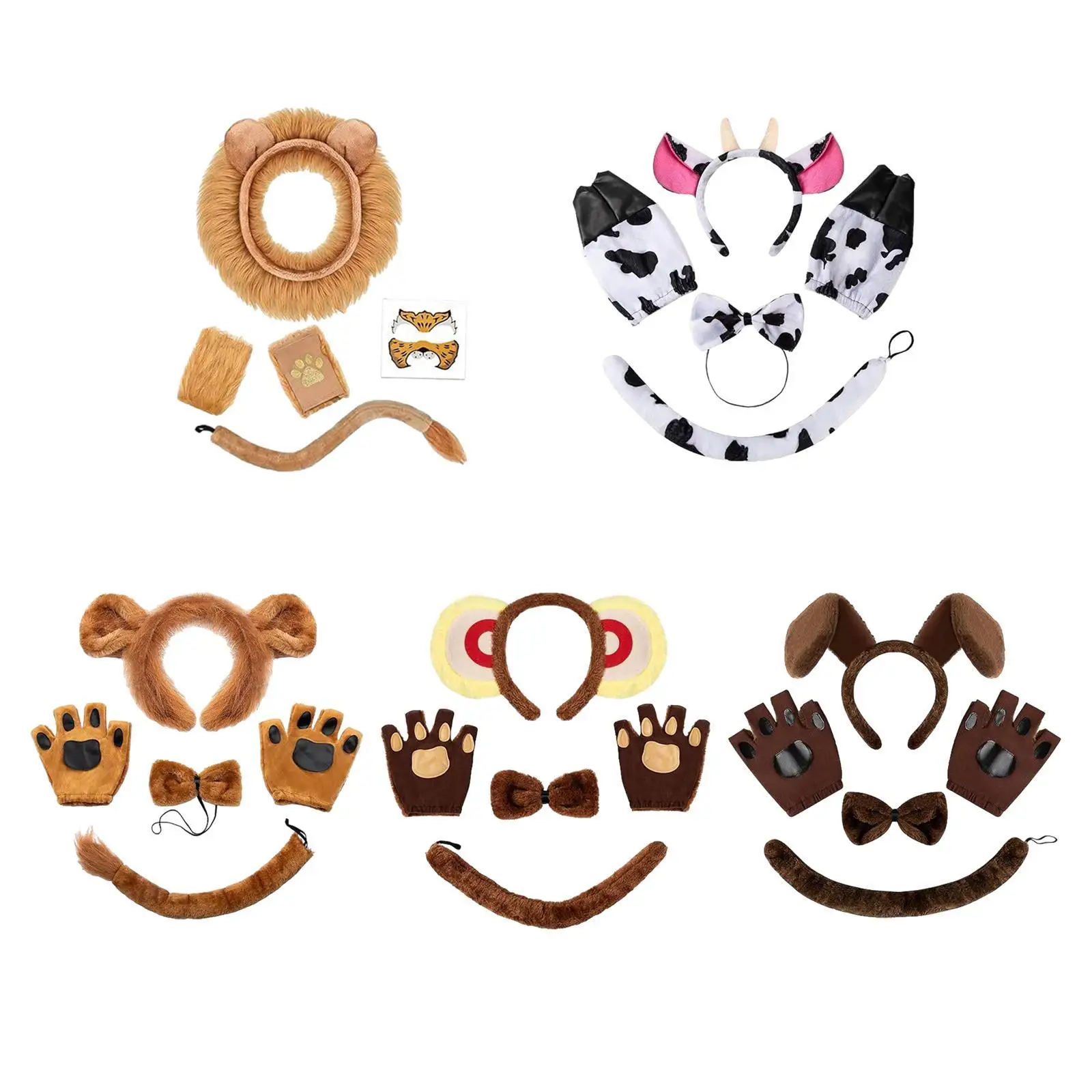 Головные уборы с ушками и хвостом животных, ожерелье с ушками животных и длинный хвост для ночного клуба, дня рождения, карнавала, праздника, сценического выступления
Головные уборы с ушками и хвостом животных, ожерелье с ушками животных и длинный хвост для ночного клуба, дня рождения, карнавала, праздника, сценического выступления