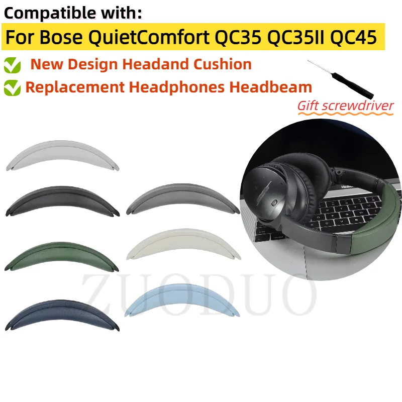 Removeable Headband For BOSE Quiet Comfort QC35 QC35II QC45 QC Headphones Replacement New Design Headand Cushion
Removeable Headband For BOSE Quiet Comfort QC35 QC35II QC45 QC Headphones Replacement New Design Headand Cushion