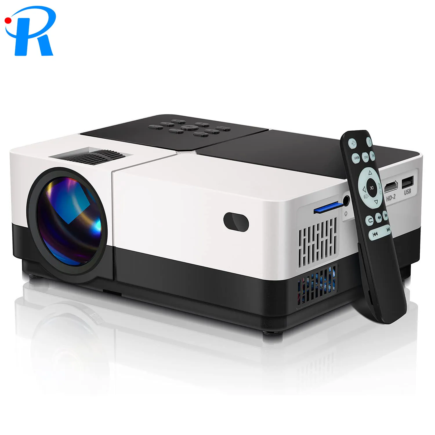 Mini HD 720P Miracast WIFI Home Theater Projector Smart Mobile Phone Beamer Portable Proyector For Movies
Mini HD 720P Miracast WIFI Home Theater Projector Smart Mobile Phone Beamer Portable Proyector For Movies