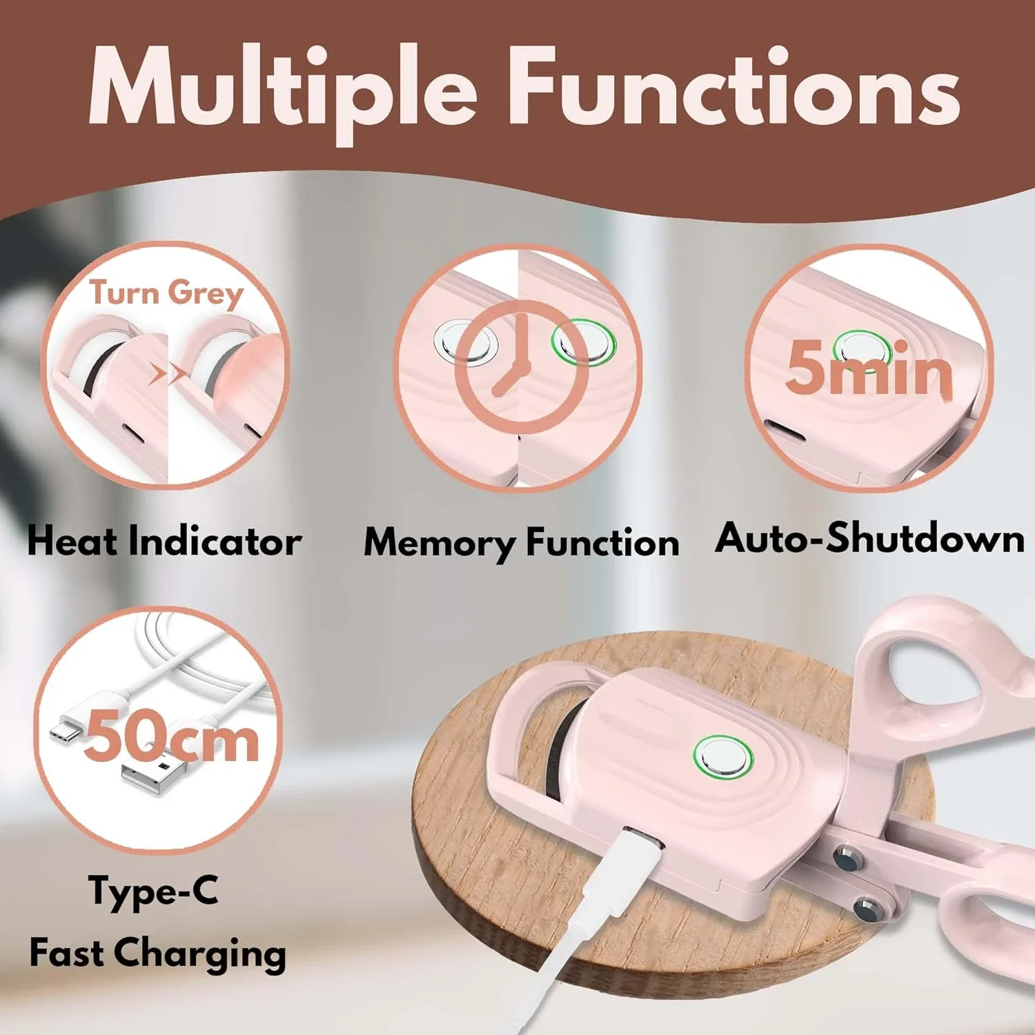 Flawless Ultimate Professional Heated Eyelash Curler with Three Heat Modes - Designed for the Ultimate Curling Experience - Ulti
Flawless Ultimate Professional Heated Eyelash Curler with Three Heat Modes - Designed for the Ultimate Curling Experience - Ulti