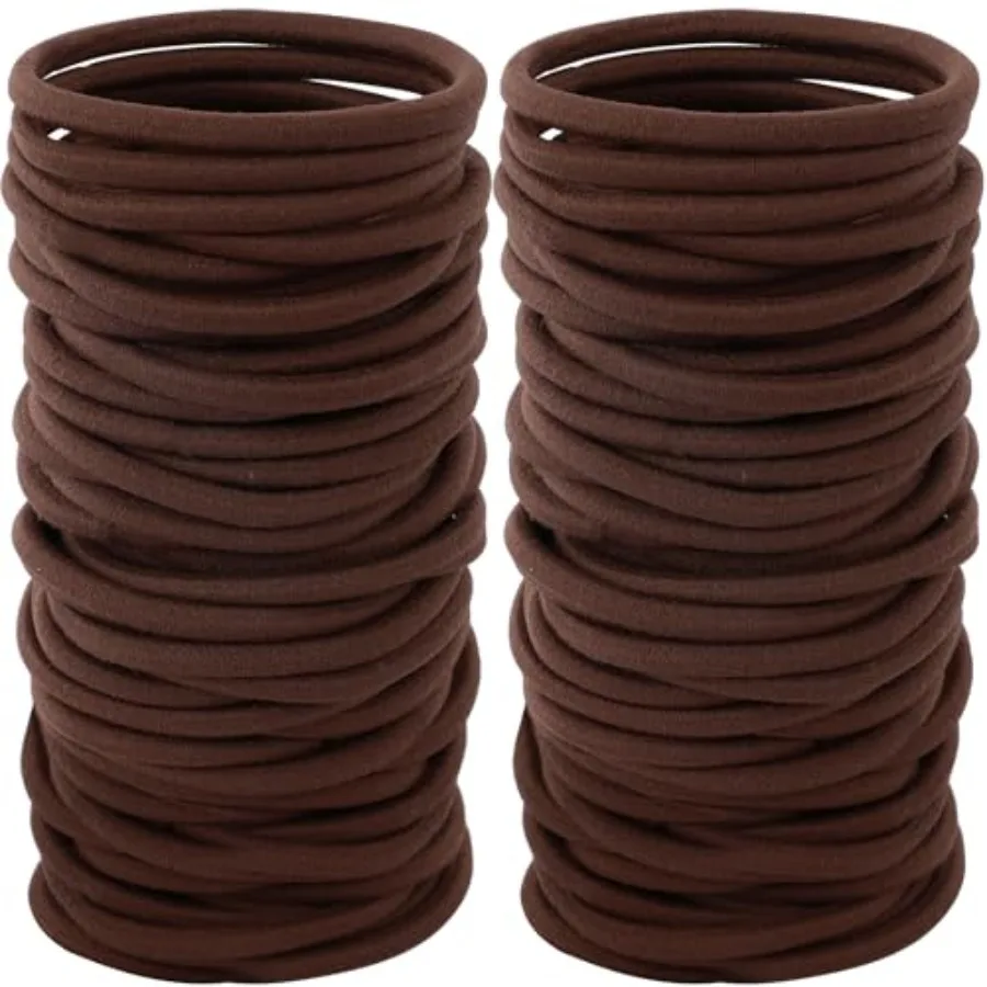 Limited-time offer 100PCS Hair Bands, 4MM Large Ponytail Holders, Brown - 2 Inch in Diameter Rubber Bands for Medium to Thick H
Limited-time offer 100PCS Hair Bands, 4MM Large Ponytail Holders, Brown - 2 Inch in Diameter Rubber Bands for Medium to Thick H