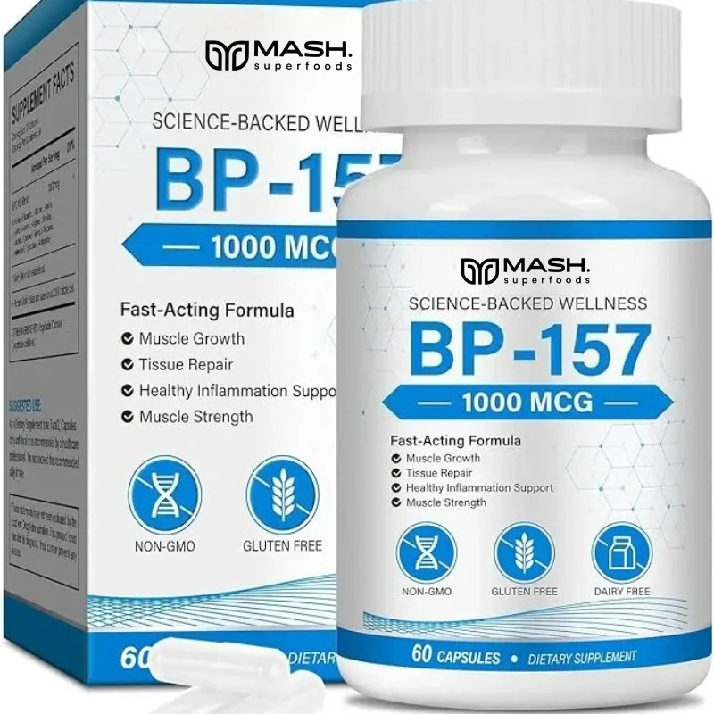 1000mcg Collagen Peptide Capsules | 157 Amino Acids Supplement - Supports Muscles & Gut Health
1000mcg Collagen Peptide Capsules | 157 Amino Acids Supplement - Supports Muscles & Gut Health