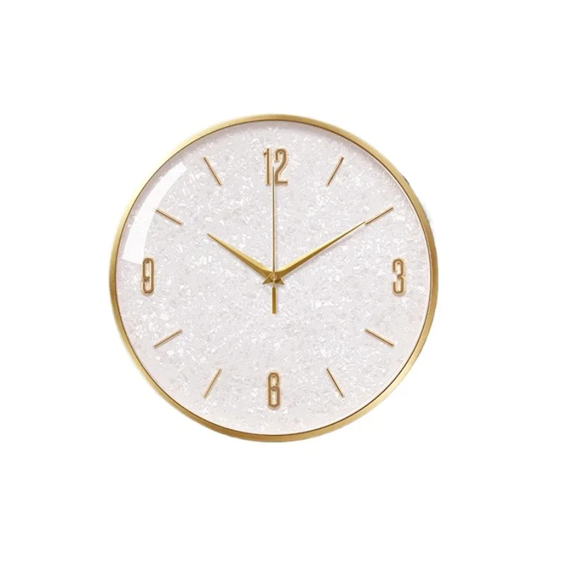 Light luxury clock living room wall clock brass modern simple atmospheric clock wall hanging
Light luxury clock living room wall clock brass modern simple atmospheric clock wall hanging