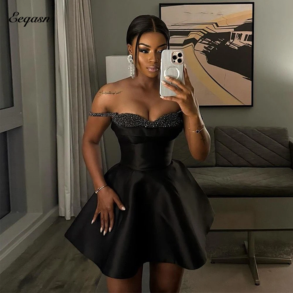 Mini Satin Prom Dress Short Strapless A-line Satin Cocktail Dress Sexy Backless Girls Birthday Robes De Soirée Customized
Mini Satin Prom Dress Short Strapless A-line Satin Cocktail Dress Sexy Backless Girls Birthday Robes De Soirée Customized