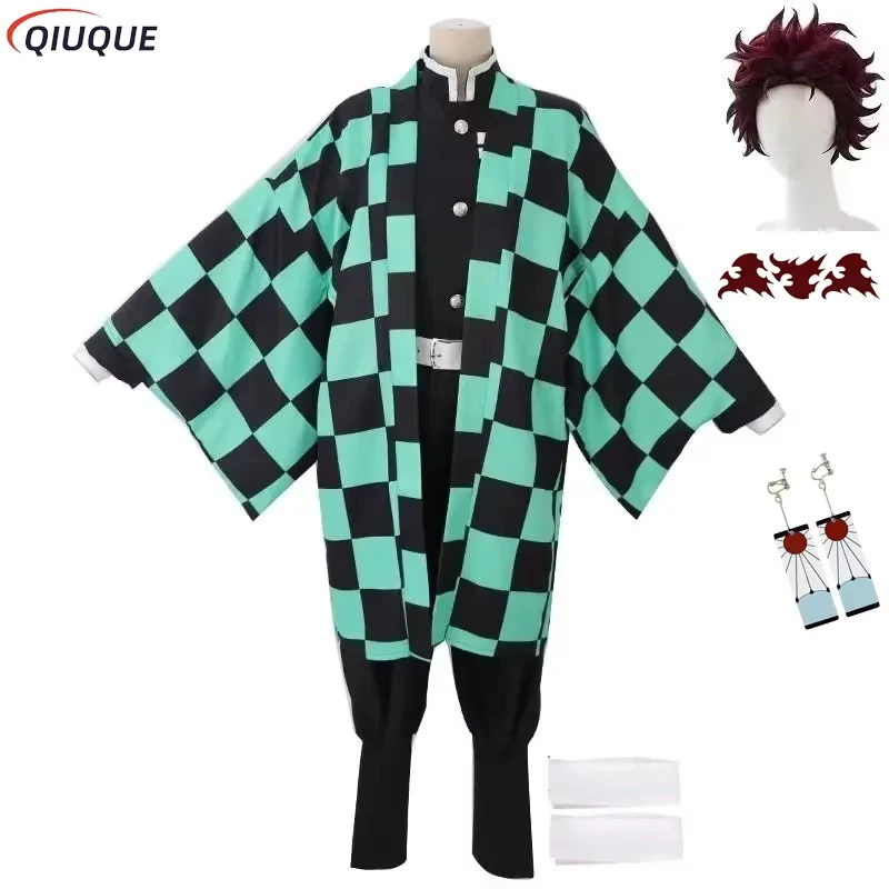 Kamado Tanjirou Cosplay Costume Accessories Earrings Tattoo Stickers Wig Anime DS Kimono Green Cloak Halloween Carnival Outfits
Kamado Tanjirou Cosplay Costume Accessories Earrings Tattoo Stickers Wig Anime DS Kimono Green Cloak Halloween Carnival Outfits