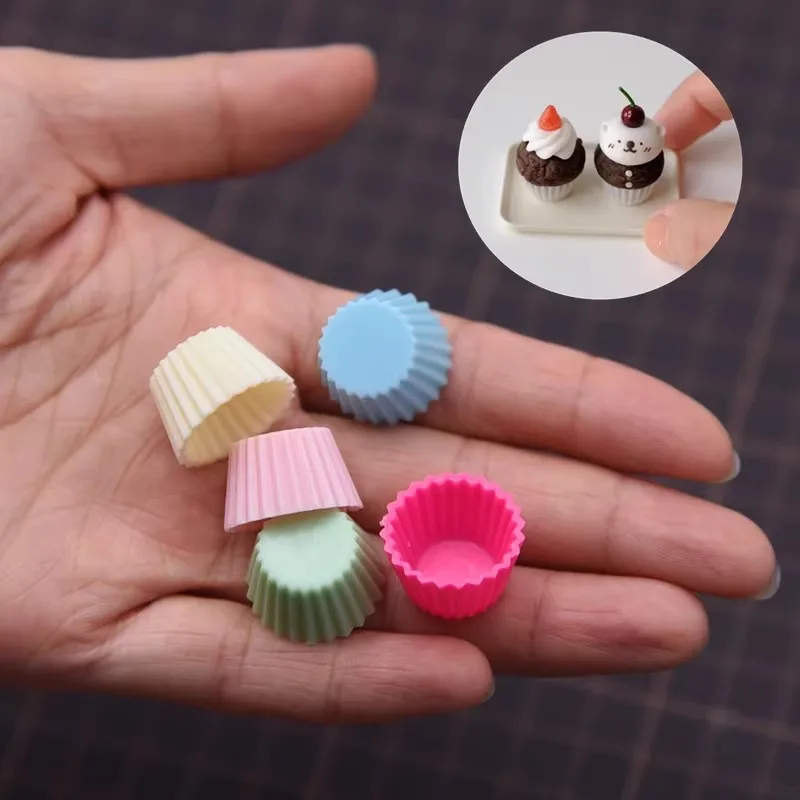 5pcs/ 4pcs set Miniature Cupcake Tray DIY Pottery Air Dry Clay Food DIY mold For Doll house Decoration Tools
5pcs/ 4pcs set Miniature Cupcake Tray DIY Pottery Air Dry Clay Food DIY mold For Doll house Decoration Tools