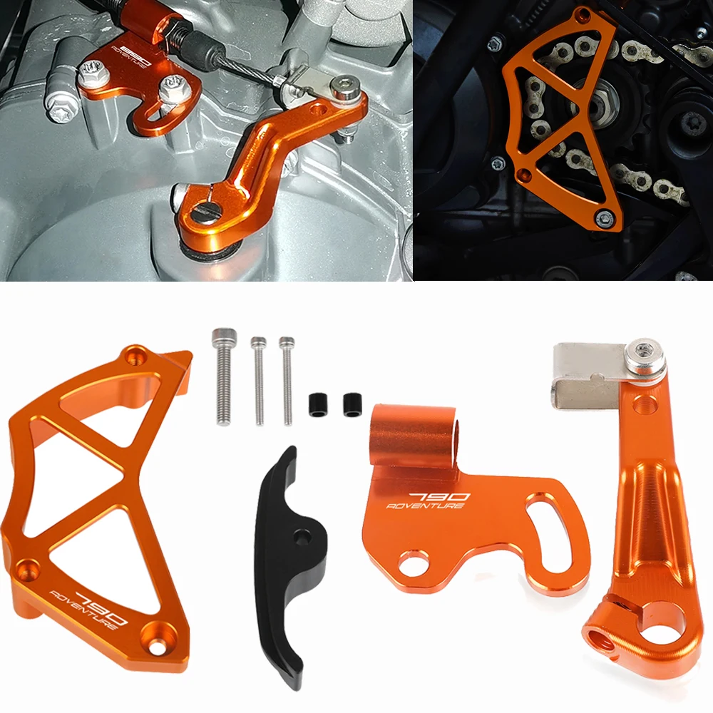 One Finger Clutch Lever Sprocket Cover Case Saver Chain Guard For KTM 790 Duke 790 Adventure 890 Duke 890 Adventure/R 2020-2024
One Finger Clutch Lever Sprocket Cover Case Saver Chain Guard For KTM 790 Duke 790 Adventure 890 Duke 890 Adventure/R 2020-2024