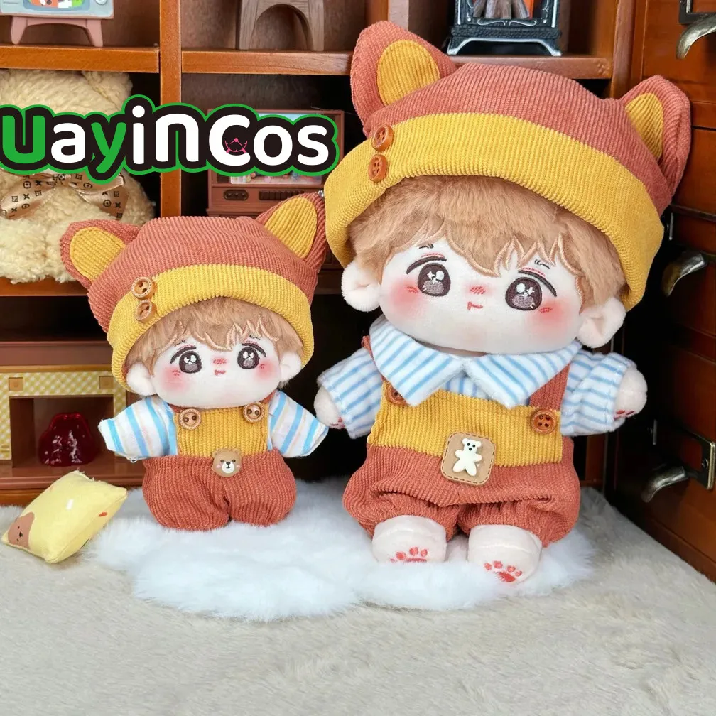 In Stock 10cm 20cm Doll Clothes Brown Bear Hat Ear Clothing Suit Stuffed Plushies Doll Accessories Anime Figure Toy Kids Gift
In Stock 10cm 20cm Doll Clothes Brown Bear Hat Ear Clothing Suit Stuffed Plushies Doll Accessories Anime Figure Toy Kids Gift