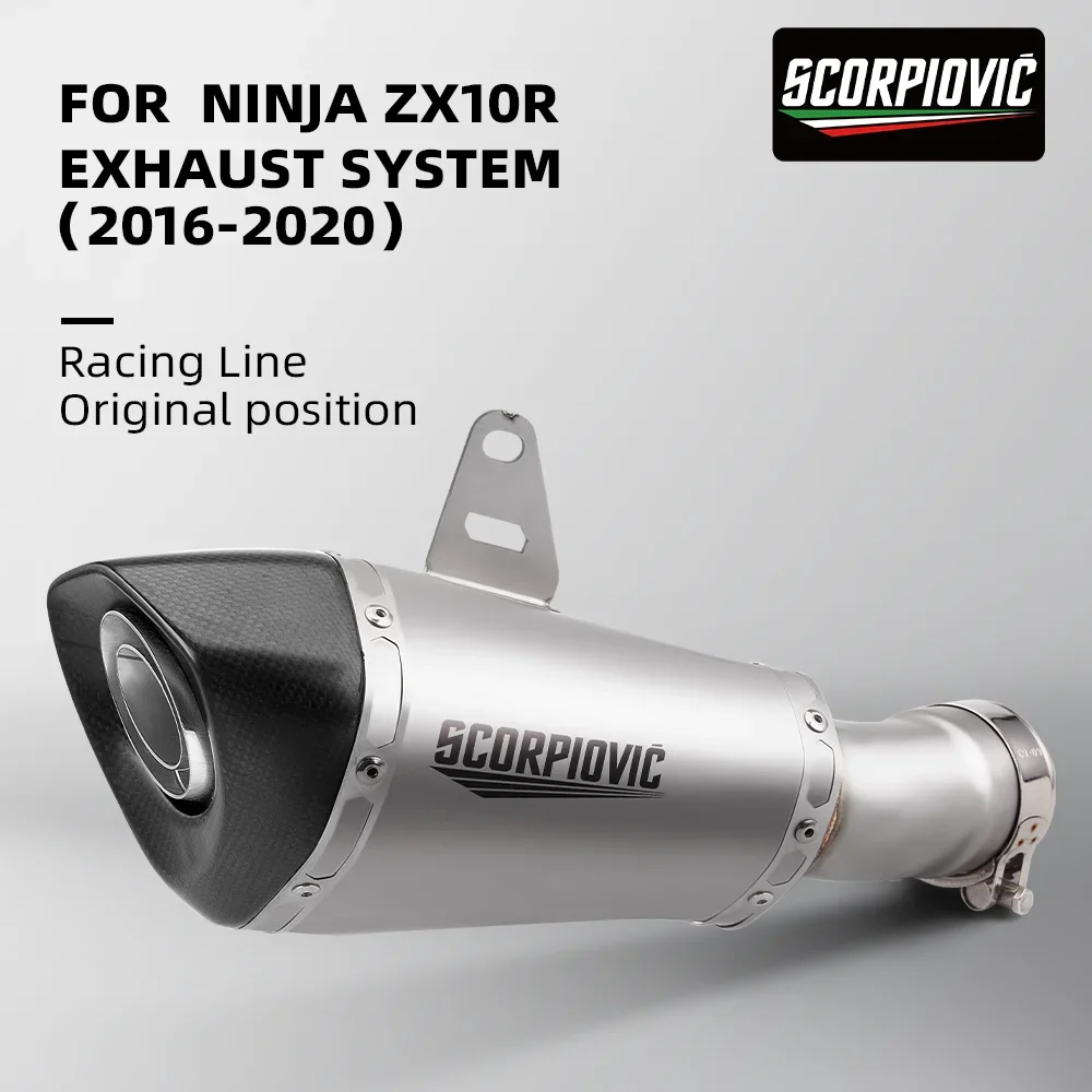 Motorcycle Exhaust System For Ninja ZX10R, Original Position, Racing Line, 2016-2020X
Motorcycle Exhaust System For Ninja ZX10R, Original Position, Racing Line, 2016-2020X