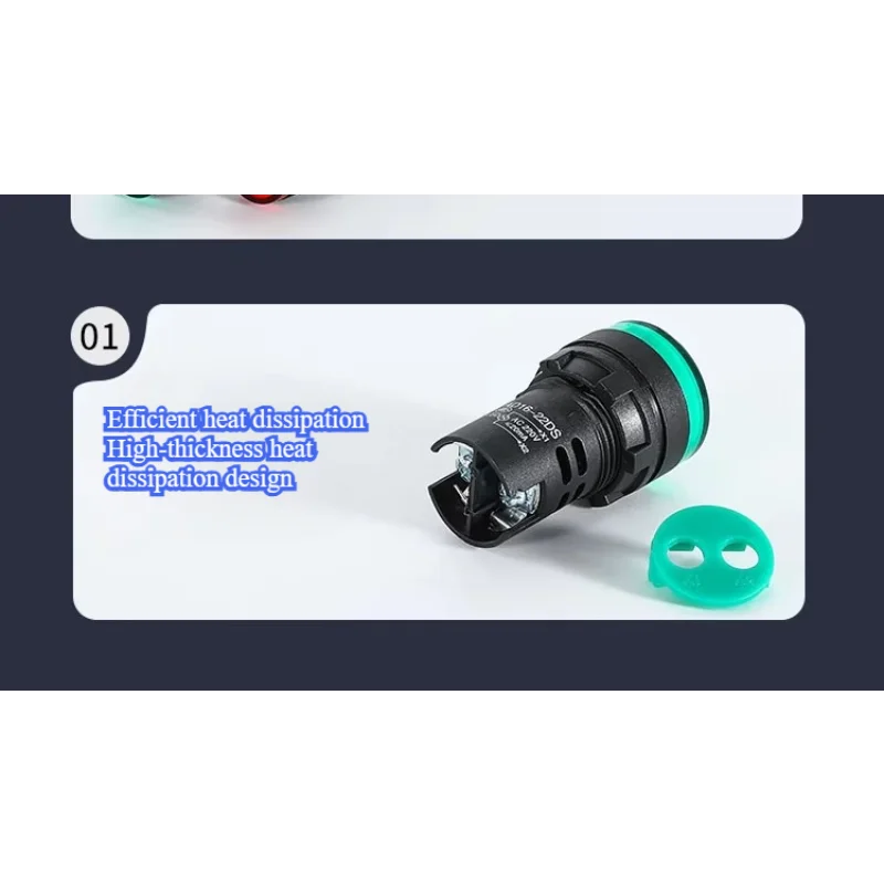 22mm Indicator Light 6V 12V 24V 36V 220V 380V LED Power Indicator Pilot Signal Light AD16-22DS Panel Mount Lamp Multicolor 20mA
22mm Indicator Light 6V 12V 24V 36V 220V 380V LED Power Indicator Pilot Signal Light AD16-22DS Panel Mount Lamp Multicolor 20mA