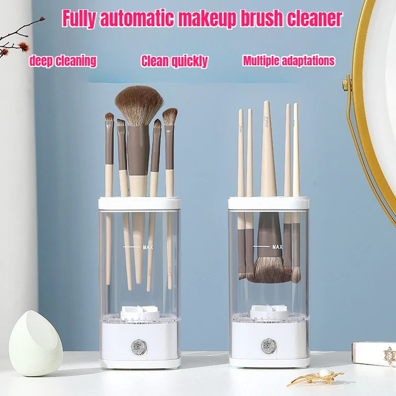 2025 New Automatic Makeup Brush Automatic Cleaning Tool Convenient Lazy Electric Beauty Tool Cleaning Machine Storage Box 
2025 New Automatic Makeup Brush Automatic Cleaning Tool Convenient Lazy Electric Beauty Tool Cleaning Machine Storage Box
