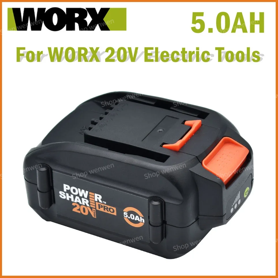 WORX brand new genuine WA3578 - PowerShare 20V 5.0AH lithium-ion large-capacity battery
WORX brand new genuine WA3578 - PowerShare 20V 5.0AH lithium-ion large-capacity battery