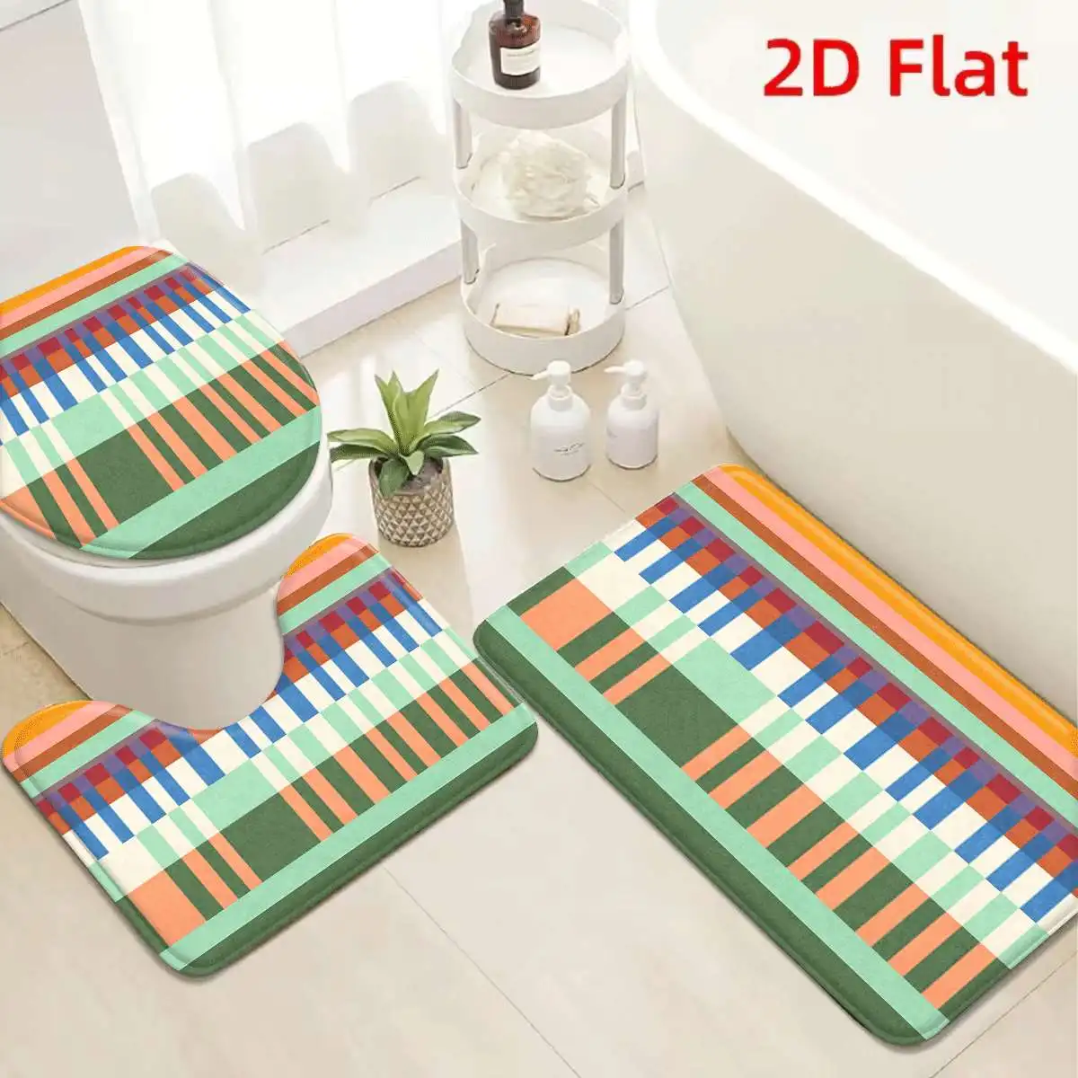Cute Colorful Non Slip Bath Mat Set Waterproof Bathroom Rug Toilet Doormat Mat for Home Decor Modern Kitchen Bathroom
Cute Colorful Non Slip Bath Mat Set Waterproof Bathroom Rug Toilet Doormat Mat for Home Decor Modern Kitchen Bathroom