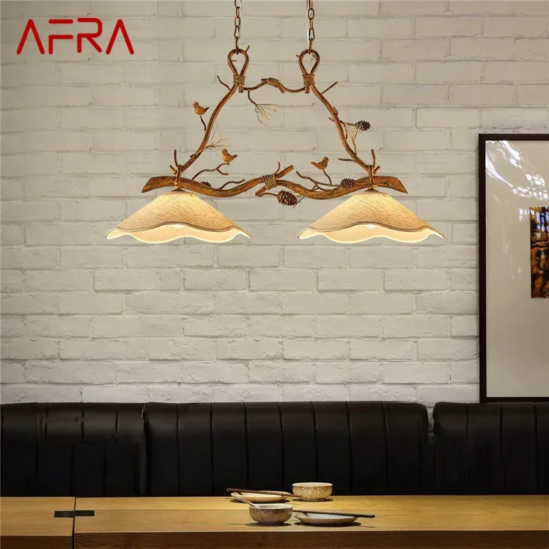 AFRA American Retro Pendant Lamp Industrial Style Creativity Living Room Dining Room Bedroom Study Bar Cafe Decoration Light
AFRA American Retro Pendant Lamp Industrial Style Creativity Living Room Dining Room Bedroom Study Bar Cafe Decoration Light