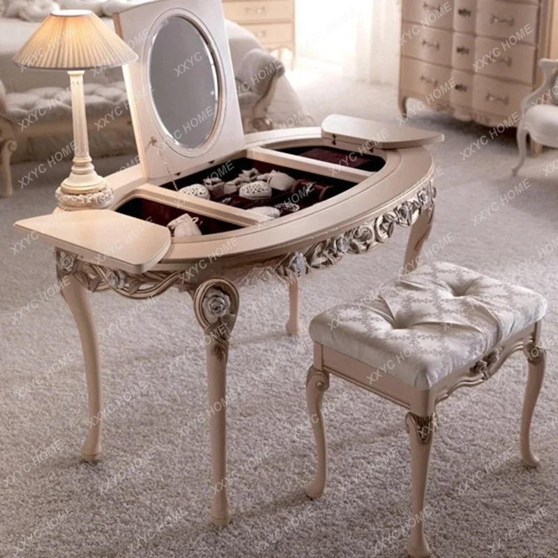 retro dresser small apartment flip cover multi-functional writing dressing table integrated storage
retro dresser small apartment flip cover multi-functional writing dressing table integrated storage