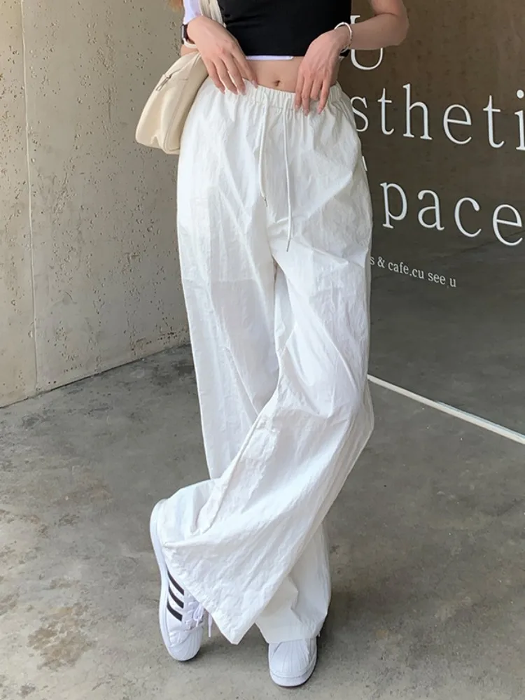 ZHISILAO New White Wide Leg Straight Pants Women Casual Breathable Loose Full Length Trousers Summer 2023 Streetwear
ZHISILAO New White Wide Leg Straight Pants Women Casual Breathable Loose Full Length Trousers Summer 2023 Streetwear